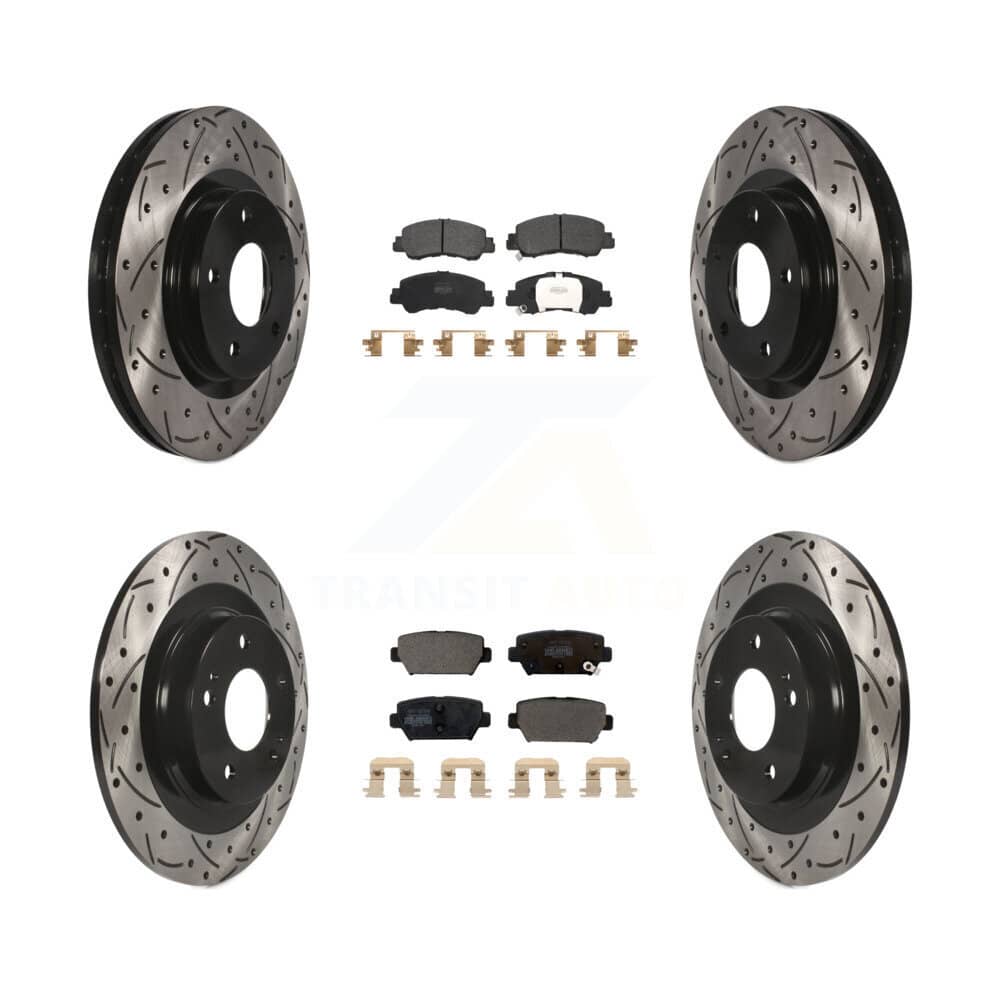 Transit Auto - KDF-101070 - Front and Rear Disc Brake Kits