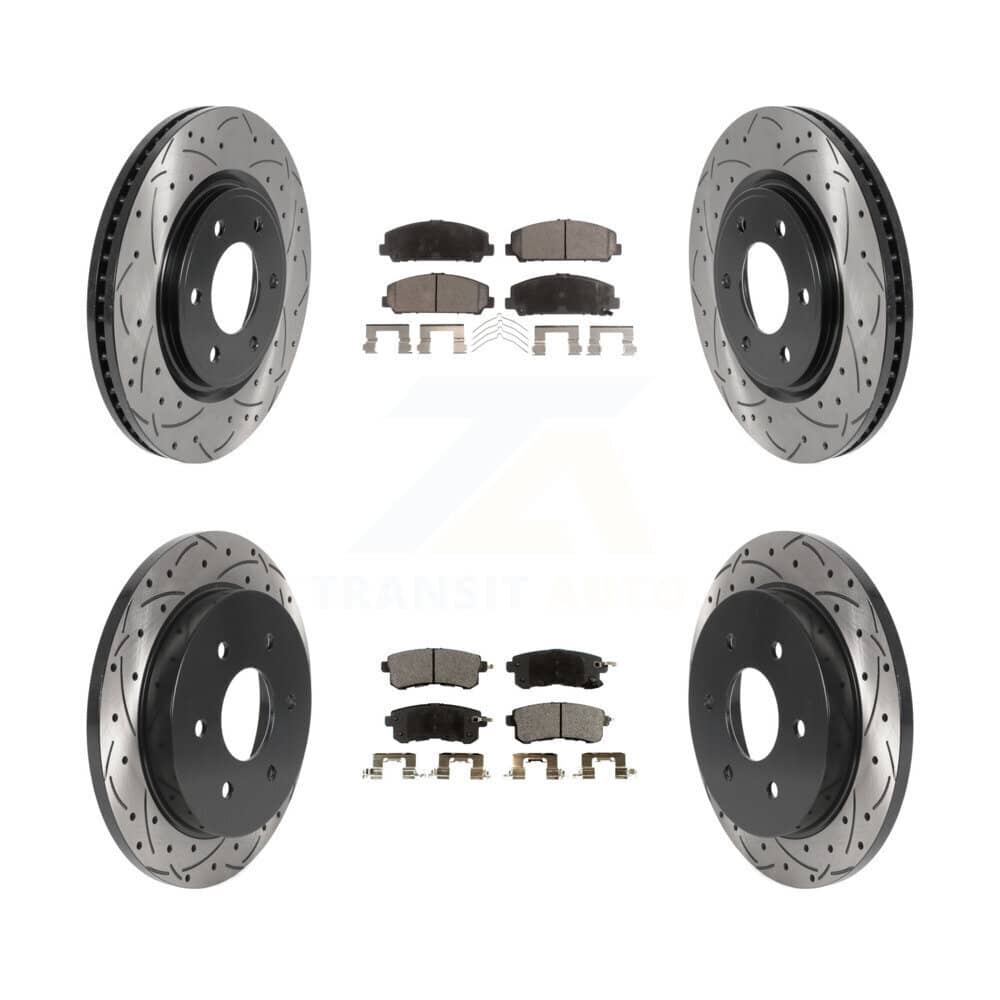 Transit Auto - KDF-101106 - Front and Rear Disc Brake Kits