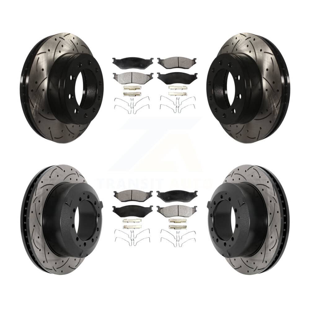 Transit Auto - KDF-101163 - Front and Rear Disc Brake Kits