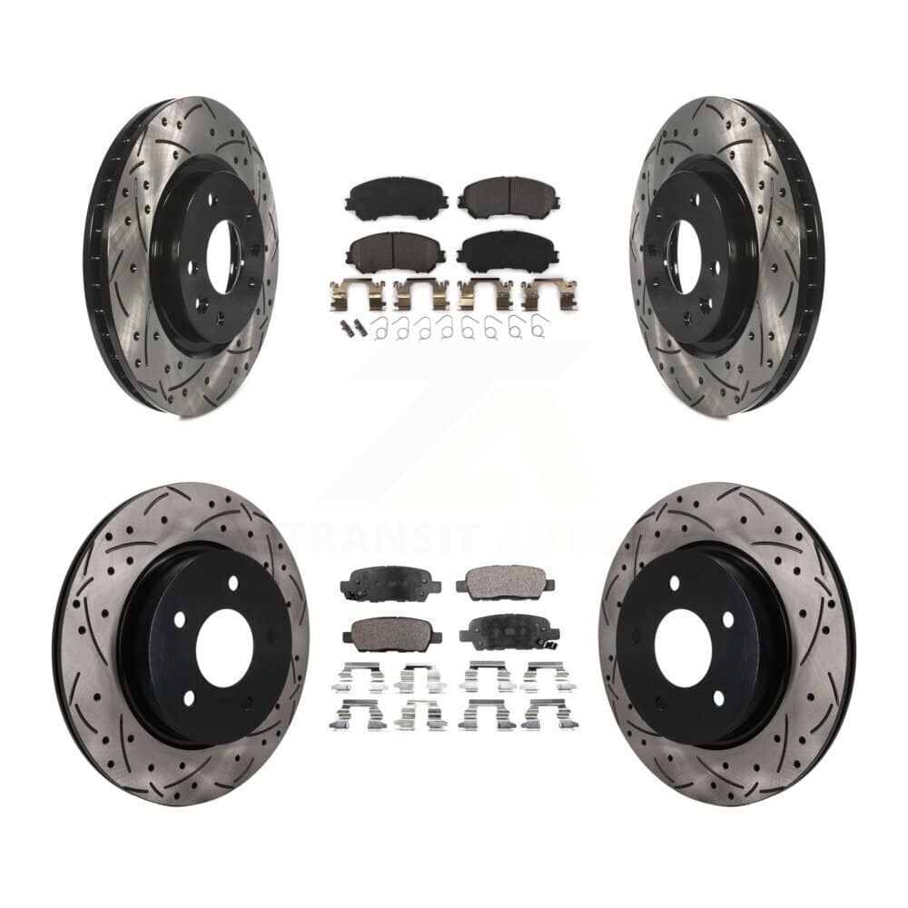 Transit Auto - KDF-101782 - Front and Rear Disc Brake Kits