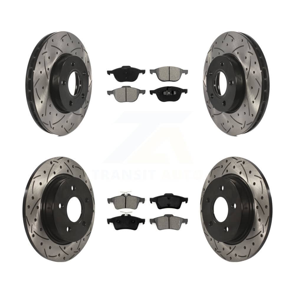 Transit Auto - KDS-100213 - Front and Rear Disc Brake Kits