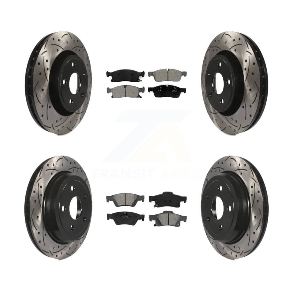 Transit Auto - KDS-100242 - Front and Rear Disc Brake Kits