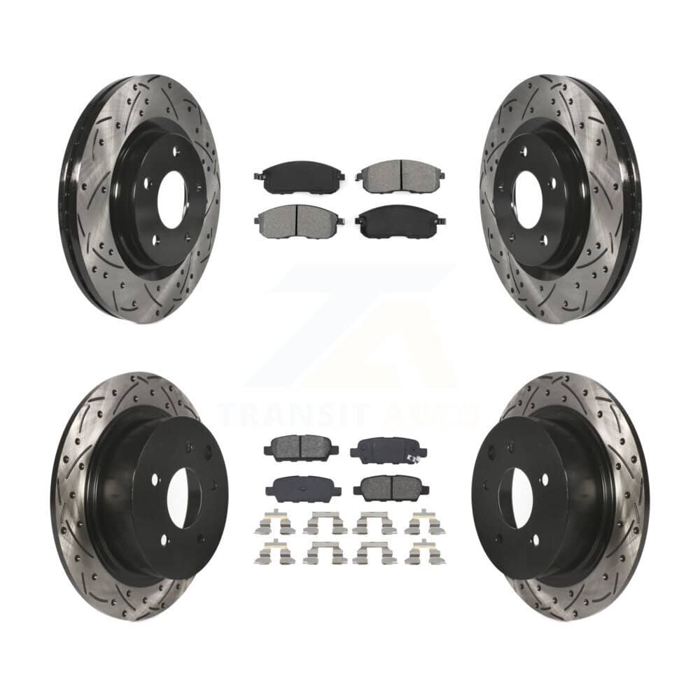 Transit Auto - KDS-100335 - Front and Rear Disc Brake Kits