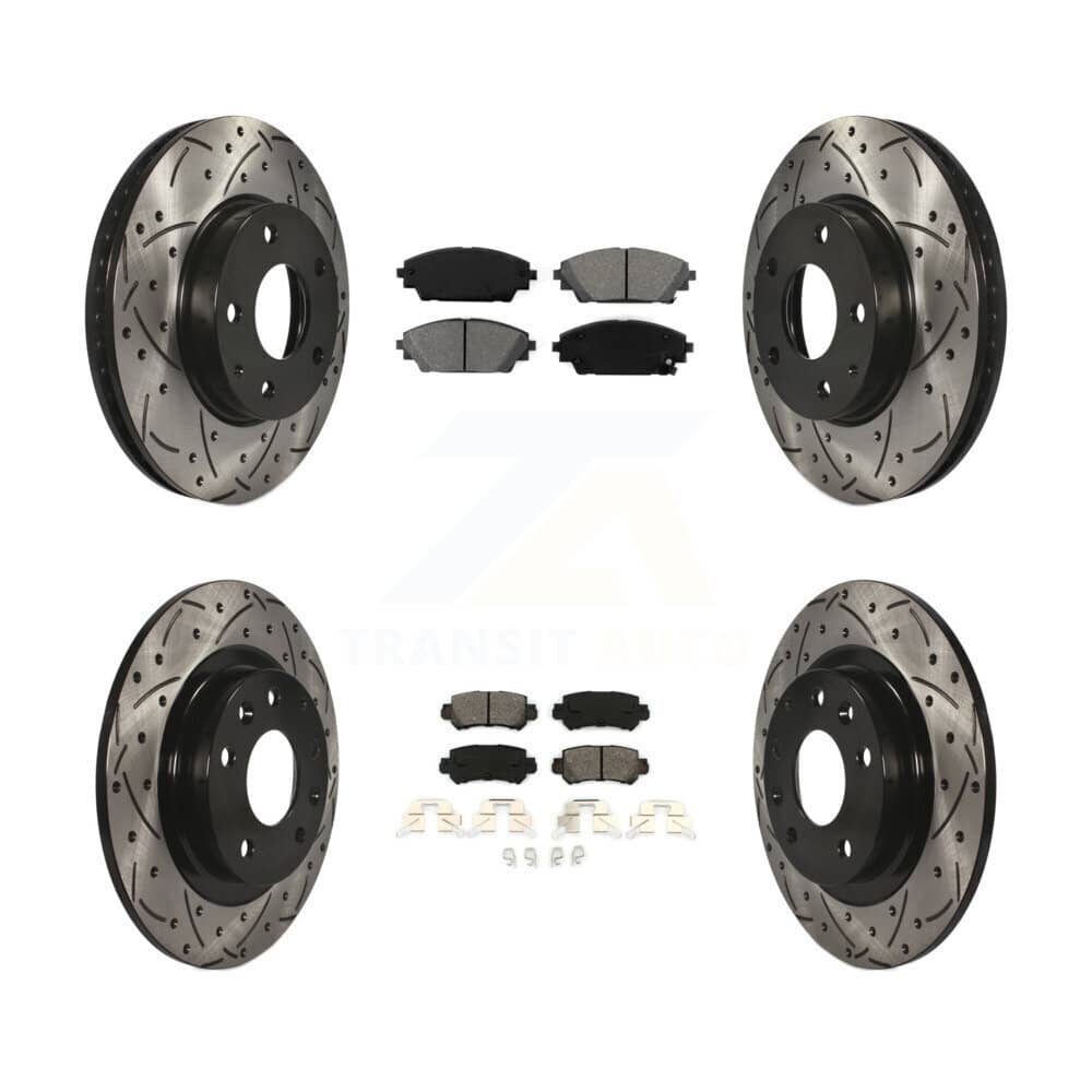 Transit Auto - KDS-100364 - Front and Rear Disc Brake Kits