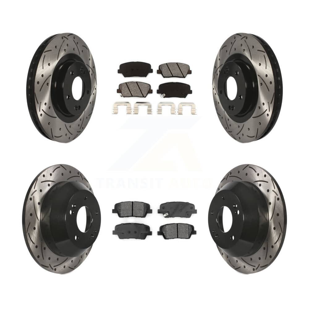Transit Auto - KDS-100555 - Front and Rear Disc Brake Kits