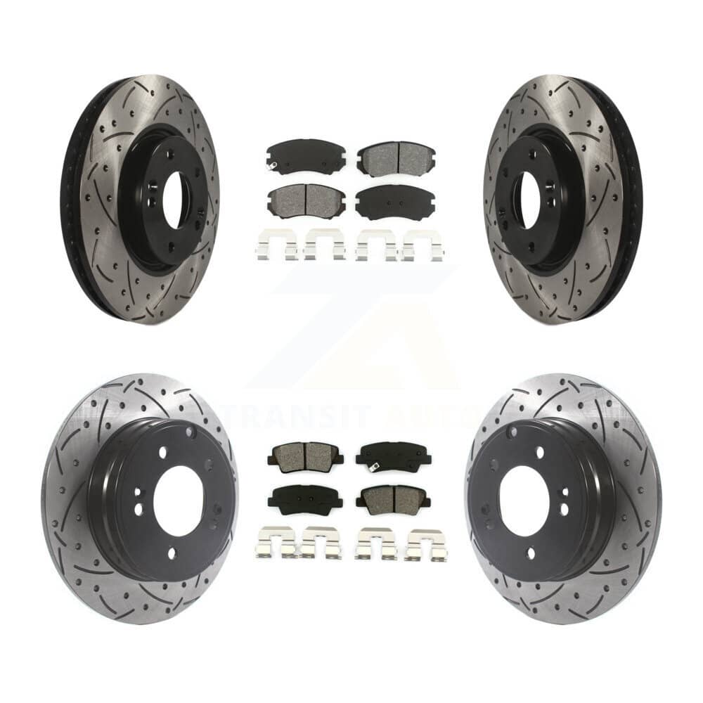 Transit Auto - KDS-100734 - Front and Rear Disc Brake Kits