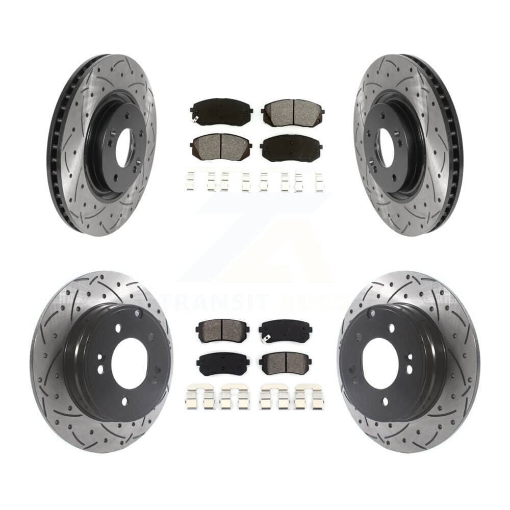 Transit Auto - KDS-100752 - Front and Rear Disc Brake Kits