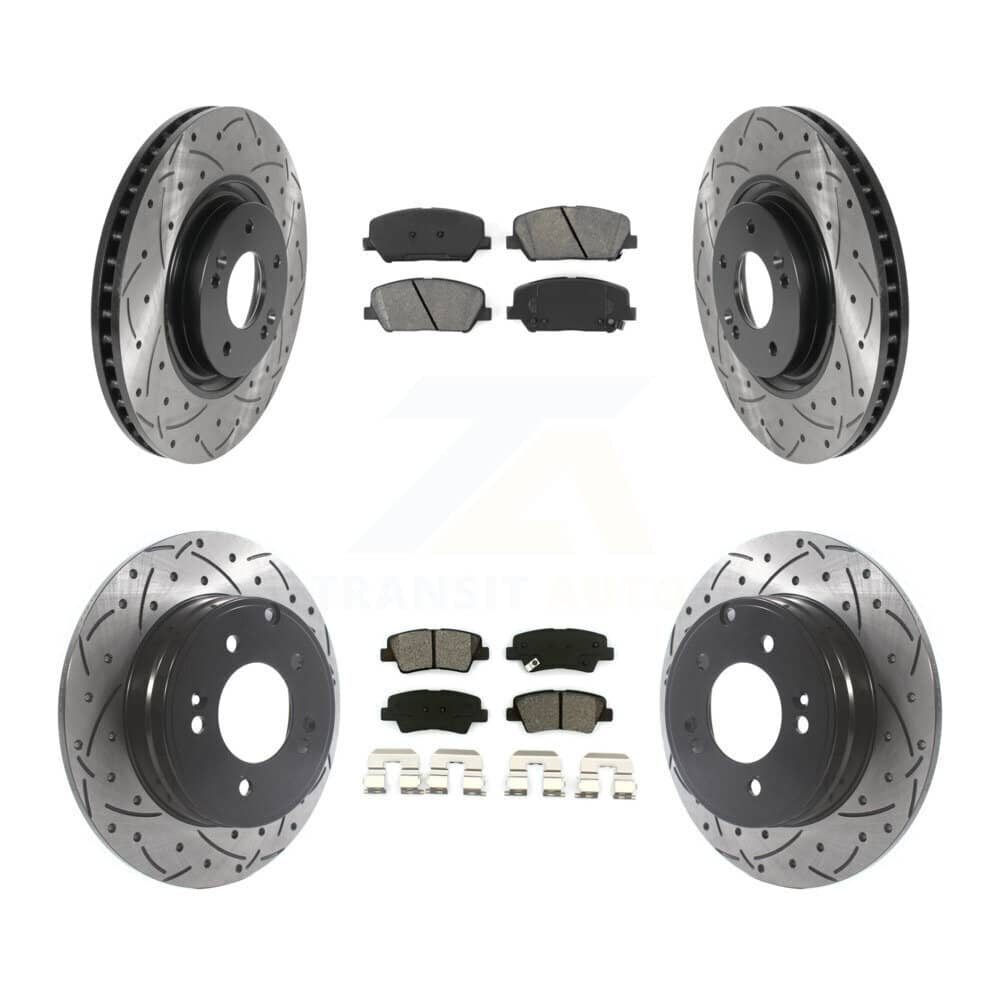 Transit Auto - KDS-100755 - Front and Rear Disc Brake Kits