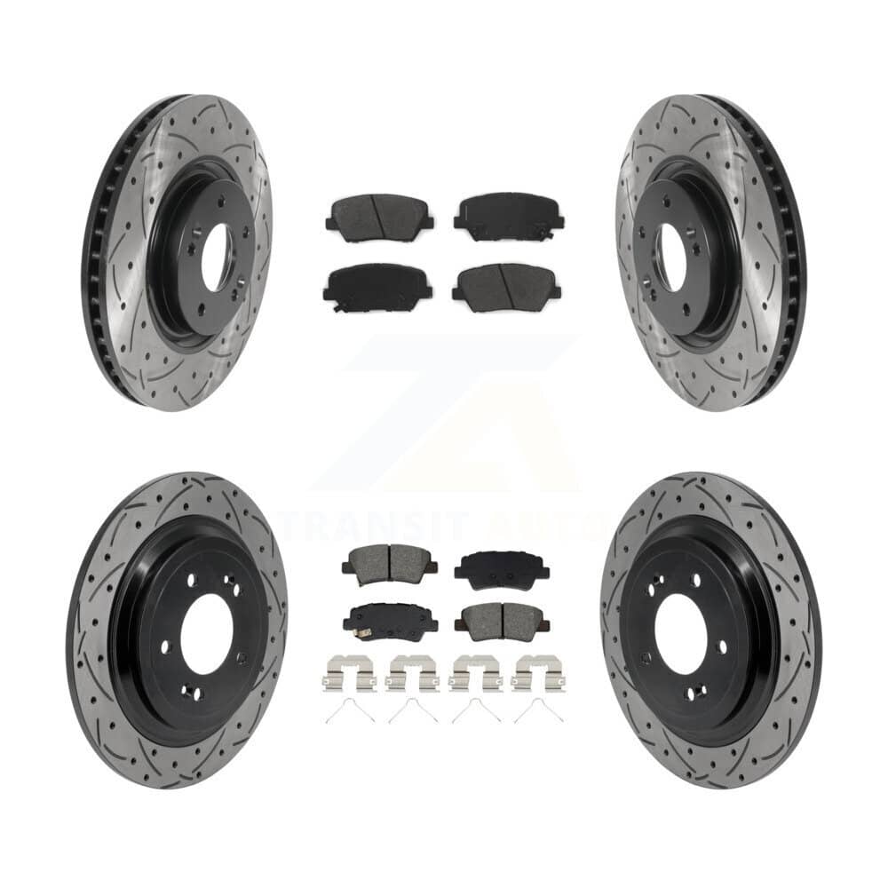 Transit Auto - KDS-101604 - Front and Rear Disc Brake Kits