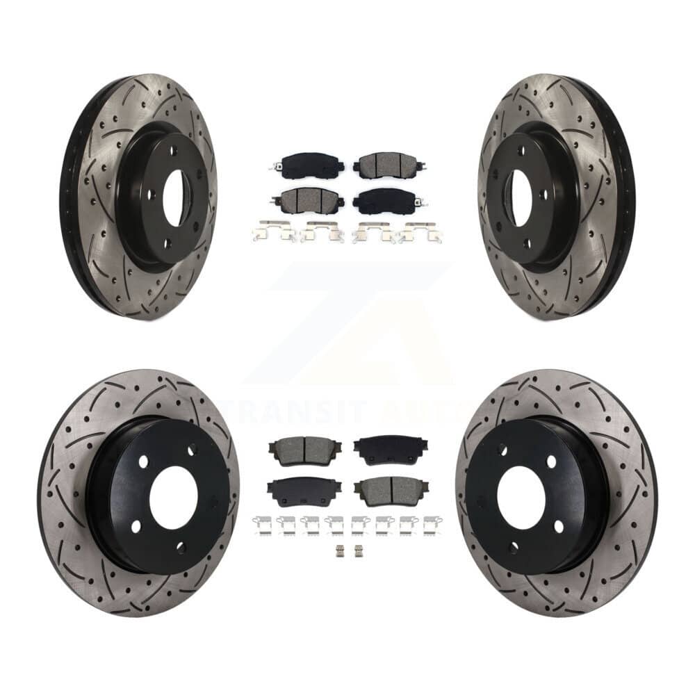 Transit Auto - KDS-101621 - Front and Rear Disc Brake Kits