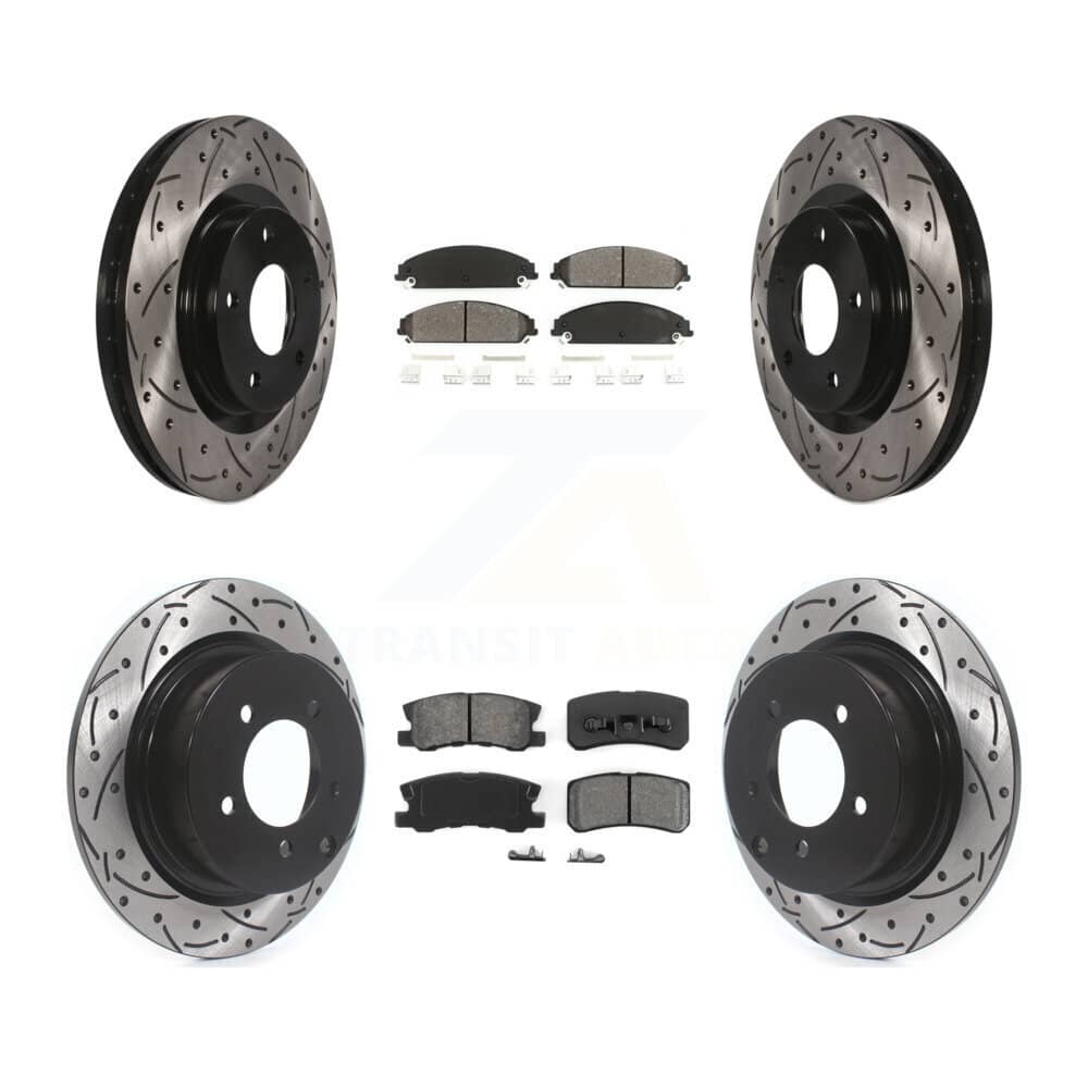 Transit Auto - KDS-101630 - Front and Rear Disc Brake Kits