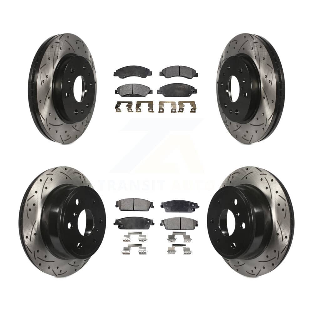 Transit Auto - KDT-100196 - Front and Rear Disc Brake Kits