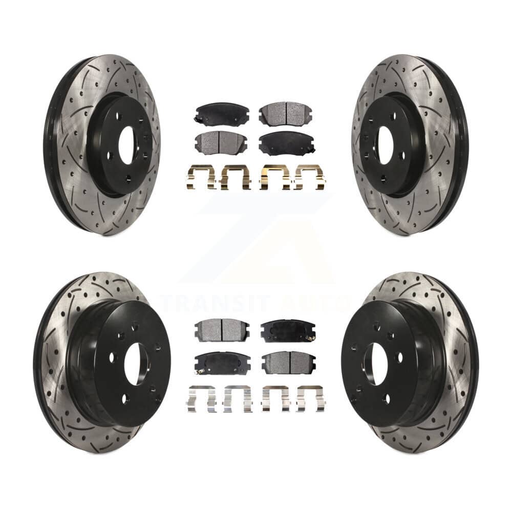 Transit Auto - KDT-100201 - Front and Rear Disc Brake Kits