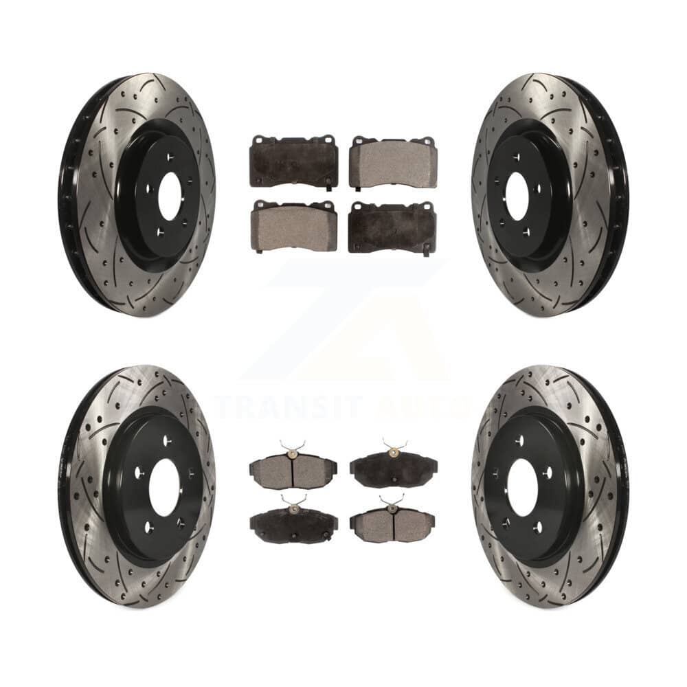 Transit Auto - KDT-100222 - Front and Rear Disc Brake Kits