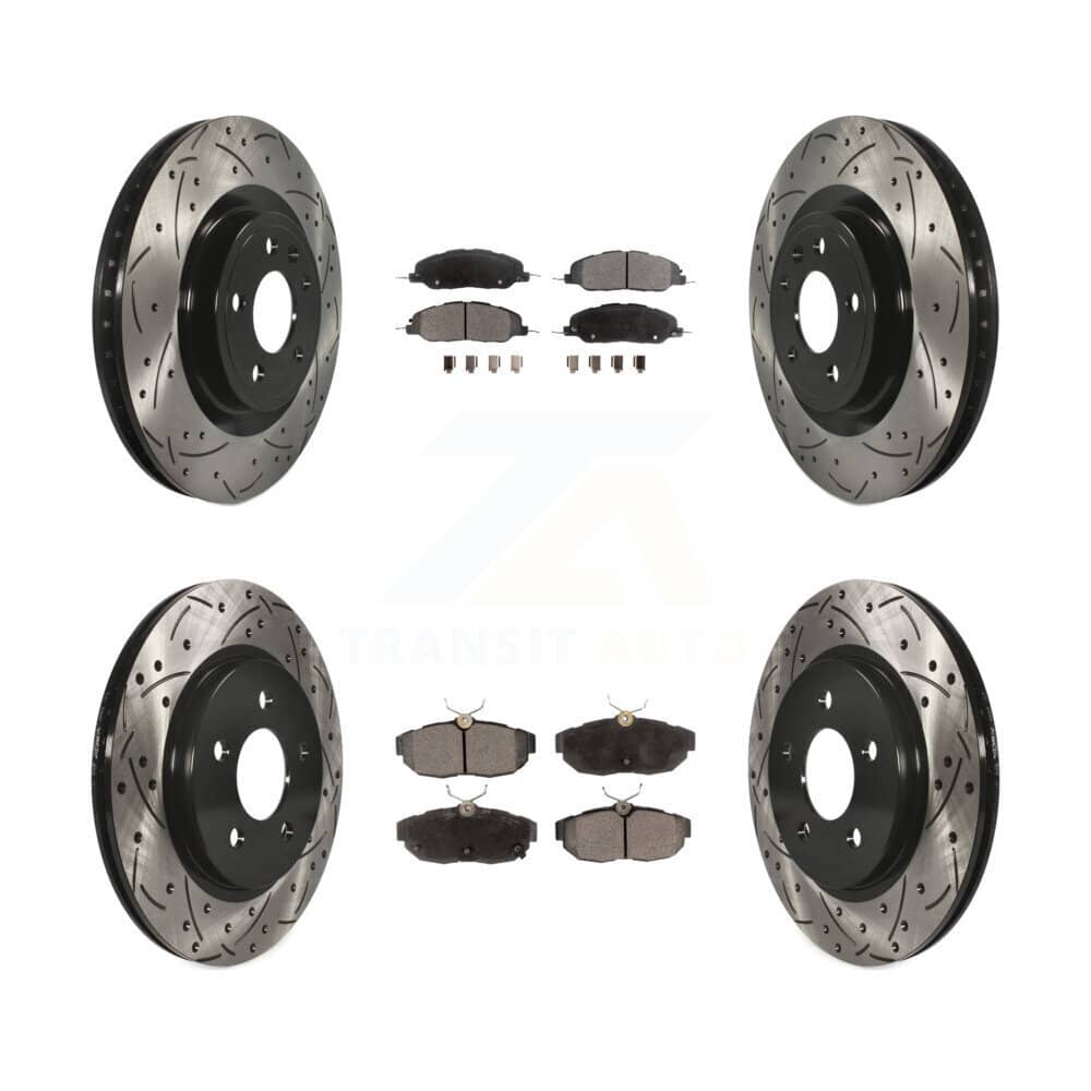 Transit Auto - KDT-100235 - Front and Rear Disc Brake Kits