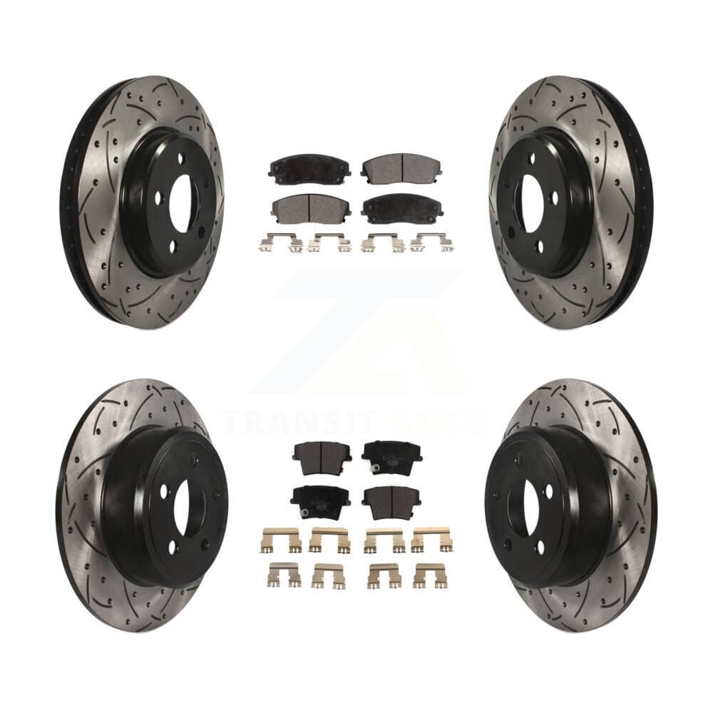Transit Auto - KDT-100253 - Front and Rear Disc Brake Kits