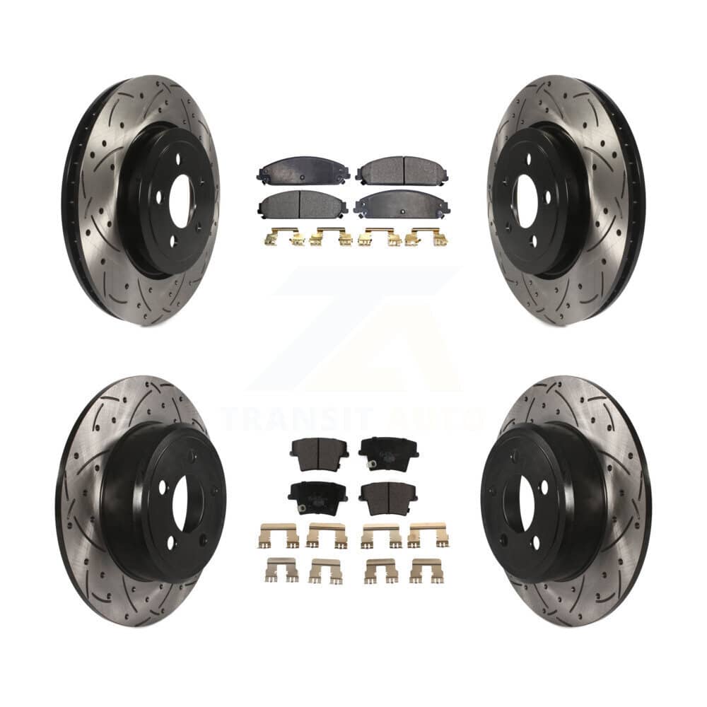 Transit Auto - KDT-100255 - Front and Rear Disc Brake Kits