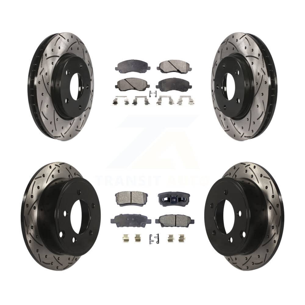 Transit Auto - KDT-100258 - Front and Rear Disc Brake Kits