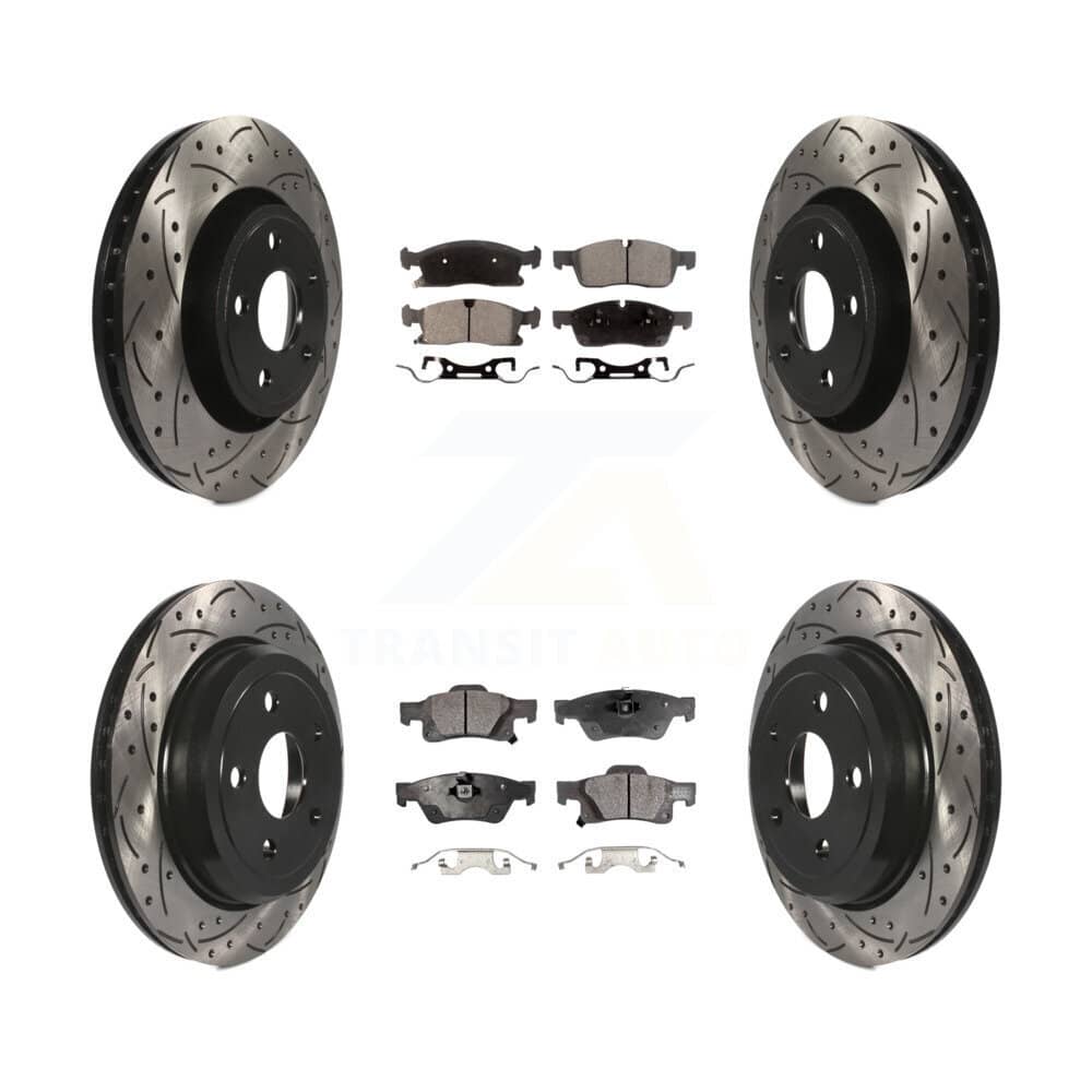 Transit Auto - KDT-100269 - Front and Rear Disc Brake Kits
