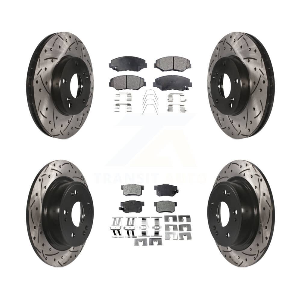 Transit Auto - KDT-100281 - Front and Rear Disc Brake Kits