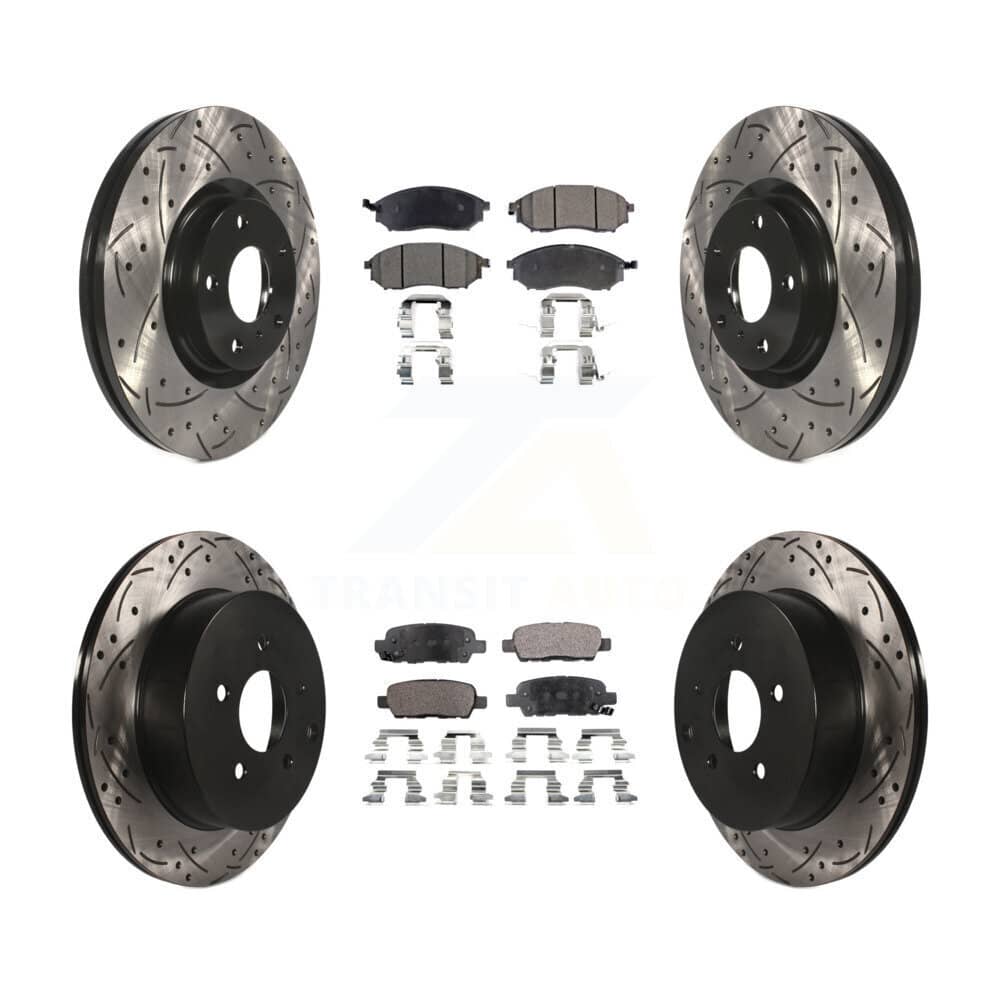 Transit Auto - KDT-100284 - Front and Rear Disc Brake Kits