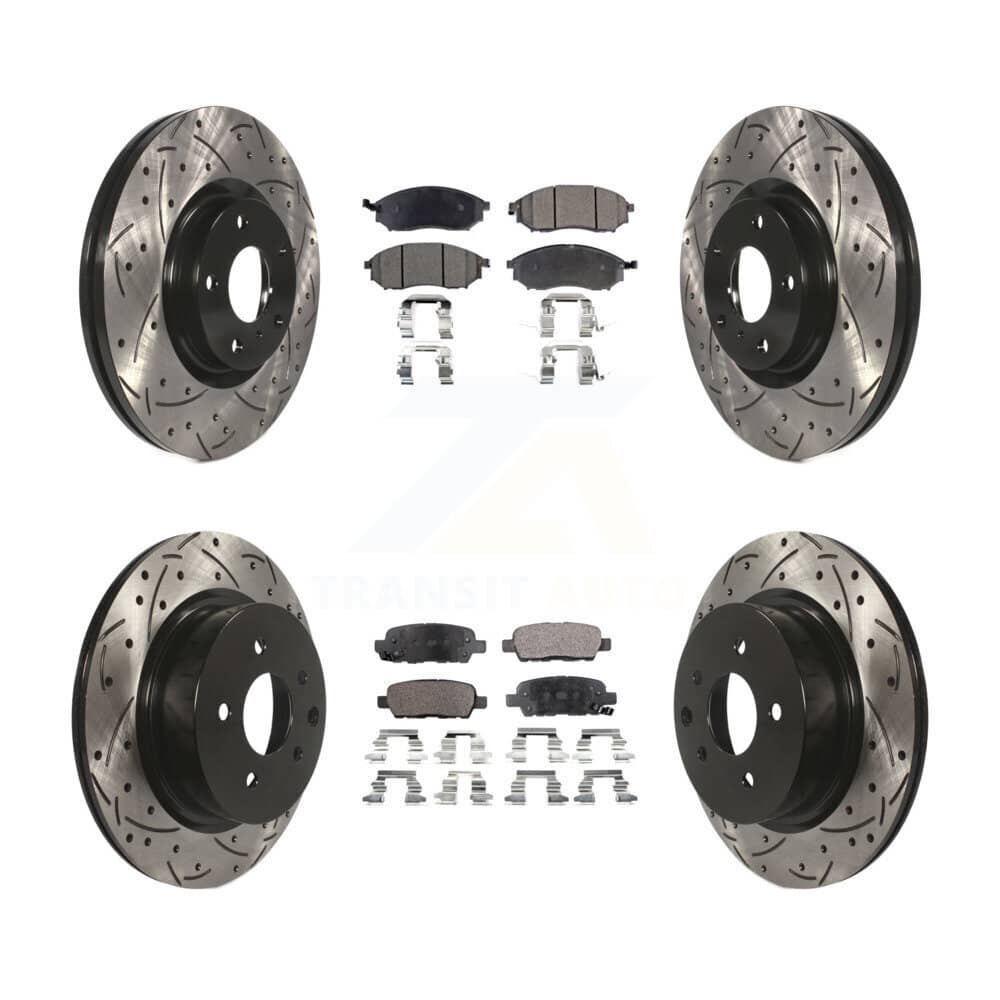 Transit Auto - KDT-100285 - Front and Rear Disc Brake Kits