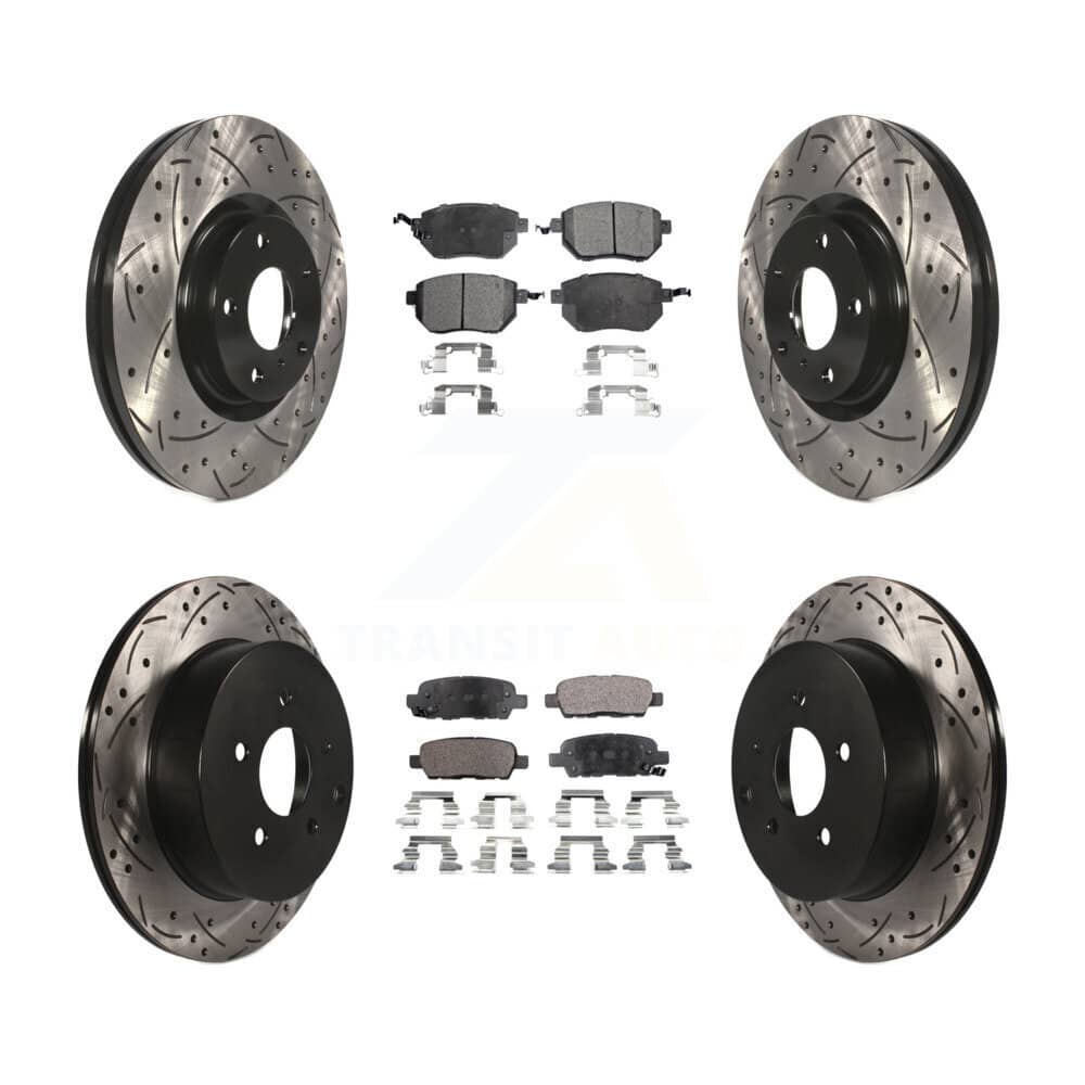 Transit Auto - KDT-100288 - Front and Rear Disc Brake Kits