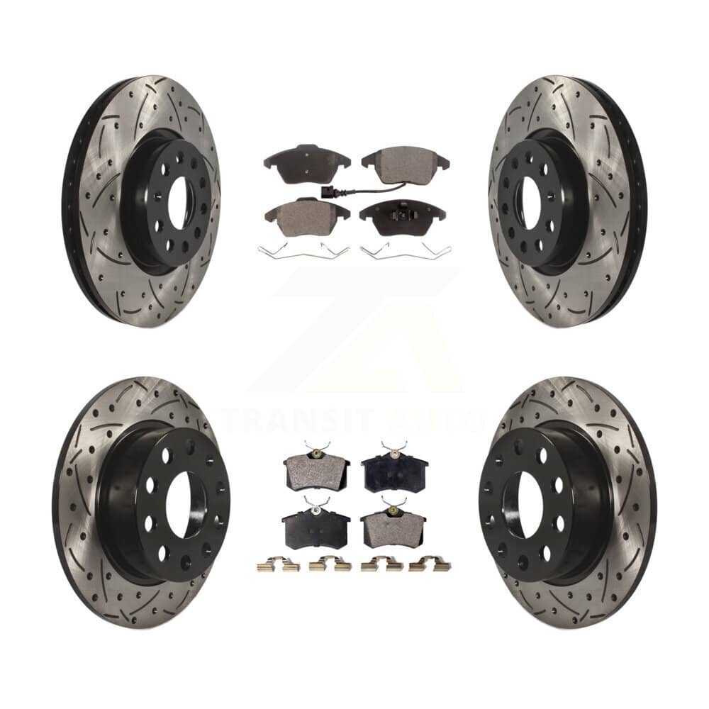 Transit Auto - KDT-100304 - Front and Rear Disc Brake Kits