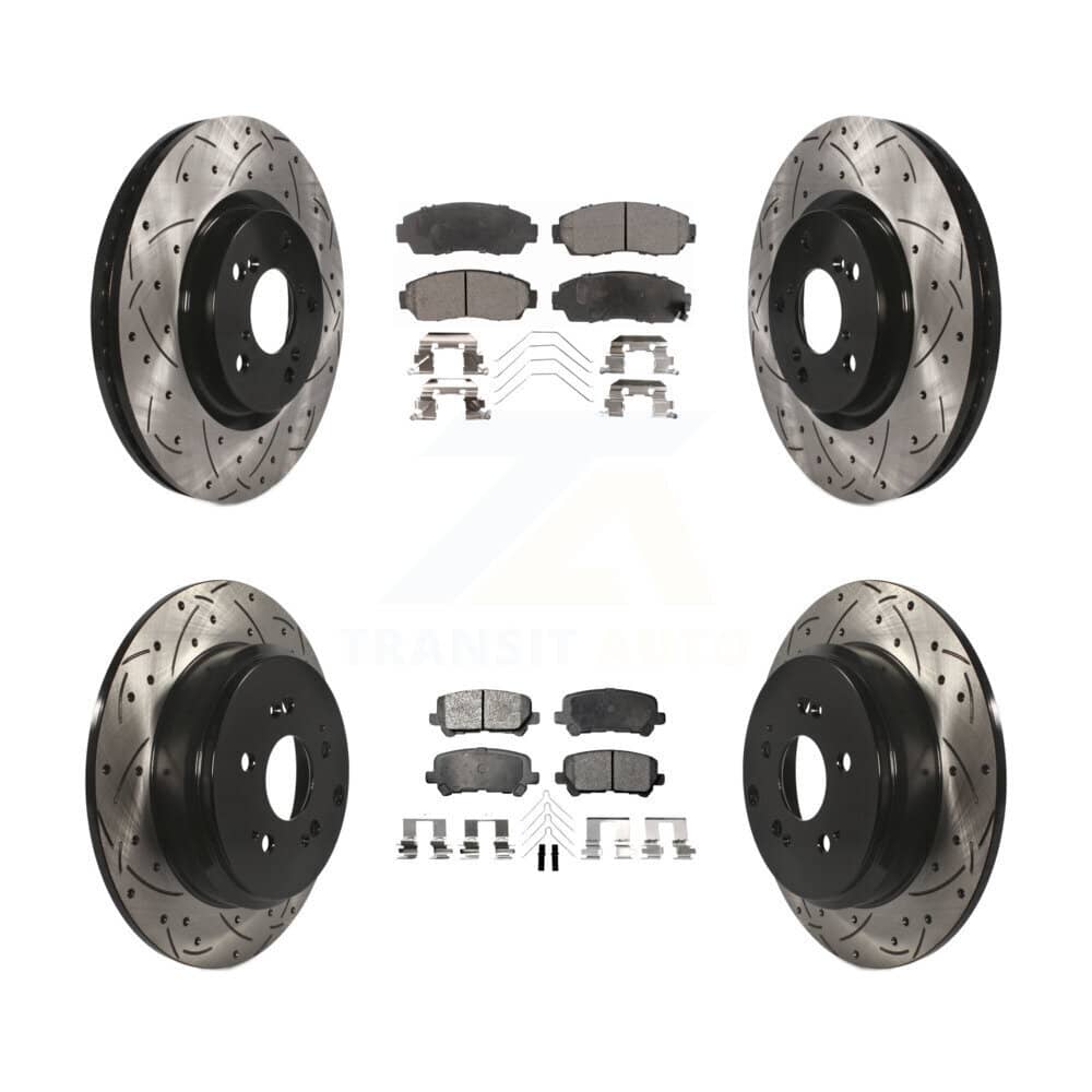 Transit Auto - KDT-100362 - Front and Rear Disc Brake Kits