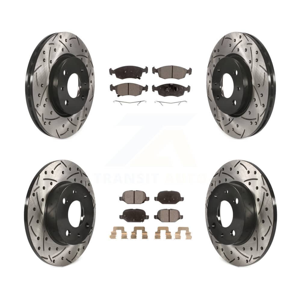 Transit Auto - KDT-100386 - Front and Rear Disc Brake Kits