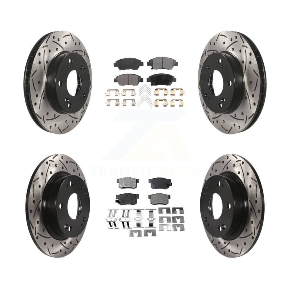 Transit Auto - KDT-100388 - Front and Rear Disc Brake Kits