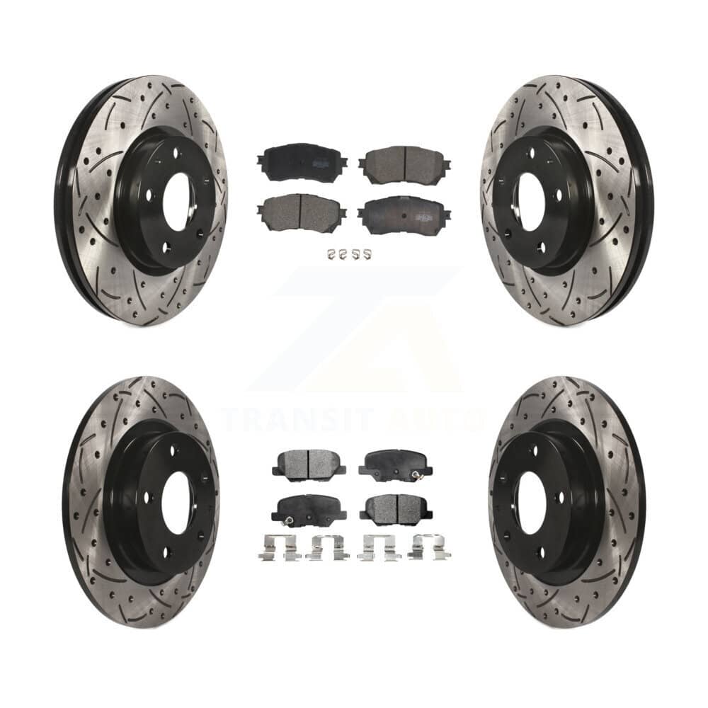 Transit Auto - KDT-100392 - Front and Rear Disc Brake Kits