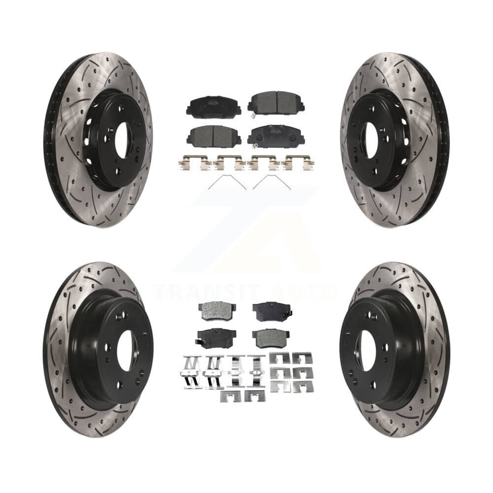 Transit Auto - KDT-100394 - Front and Rear Disc Brake Kits