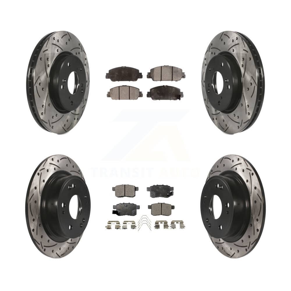 Transit Auto - KDT-100398 - Front and Rear Disc Brake Kits