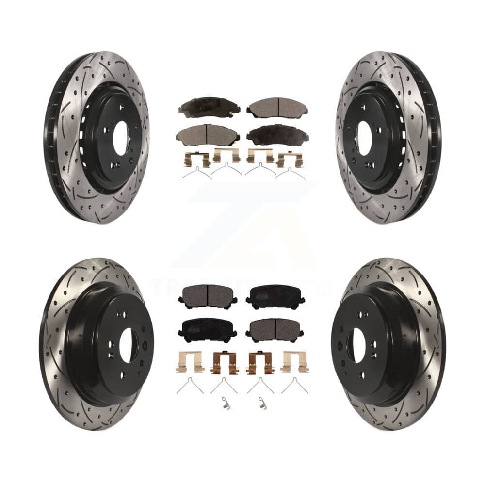 Transit Auto - KDT-100404 - Front and Rear Disc Brake Kits