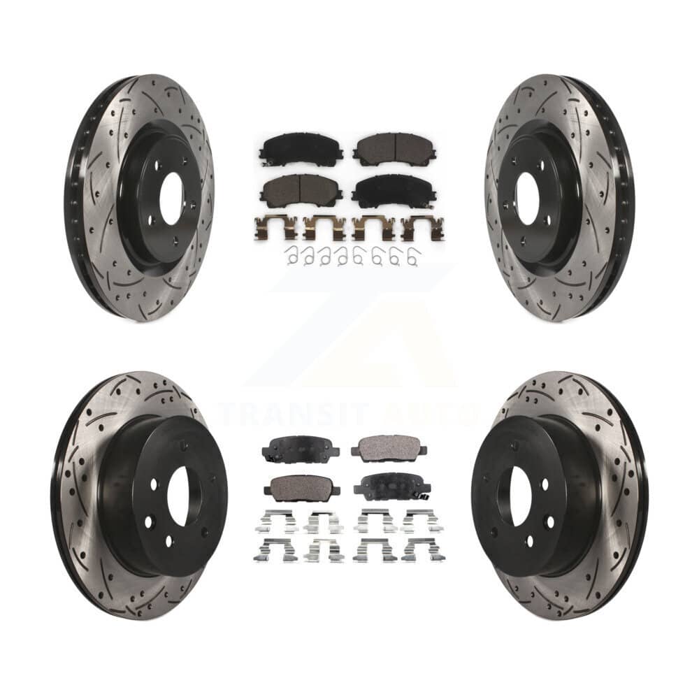 Transit Auto - KDT-100415 - Front and Rear Disc Brake Kits