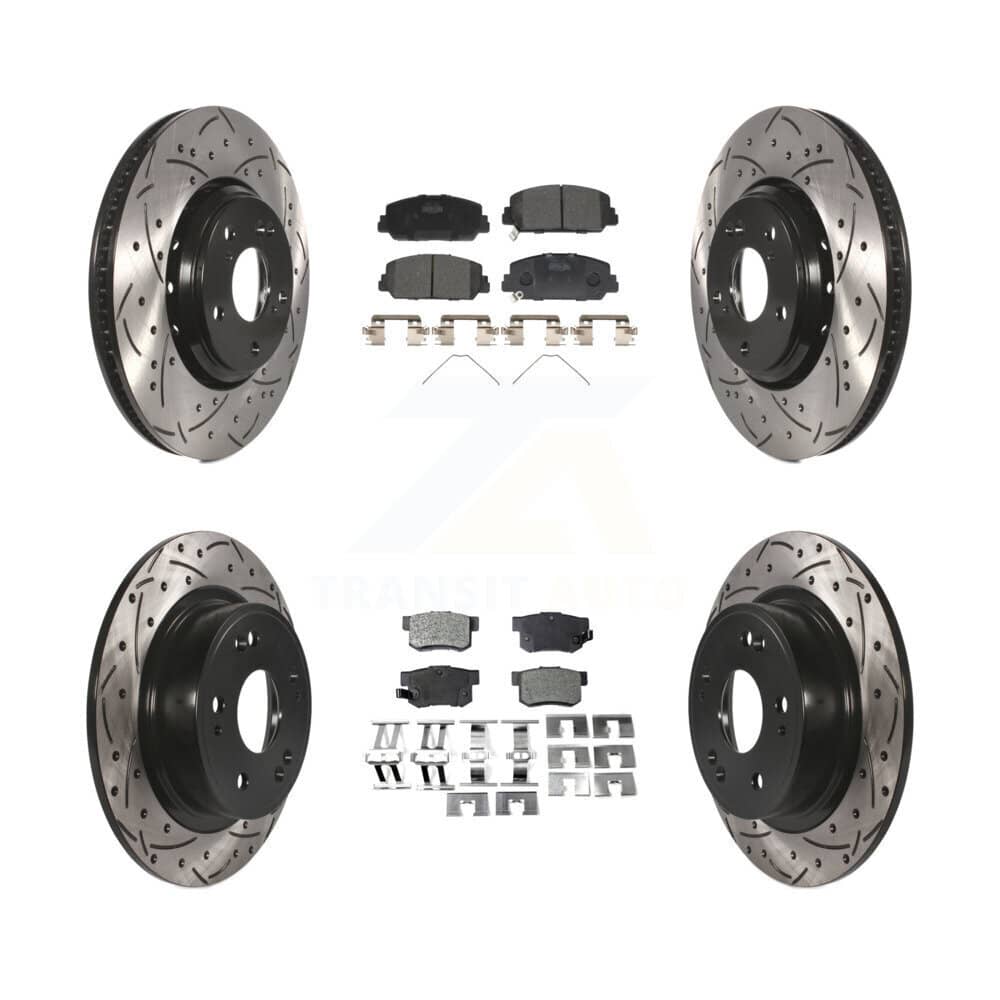 Transit Auto - KDT-100422 - Front and Rear Disc Brake Kits