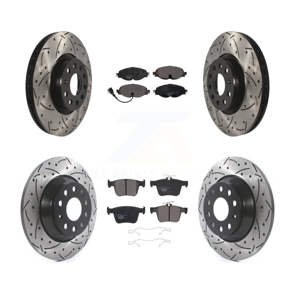 Transit Auto - KDT-100596 - Front and Rear Disc Brake Kits