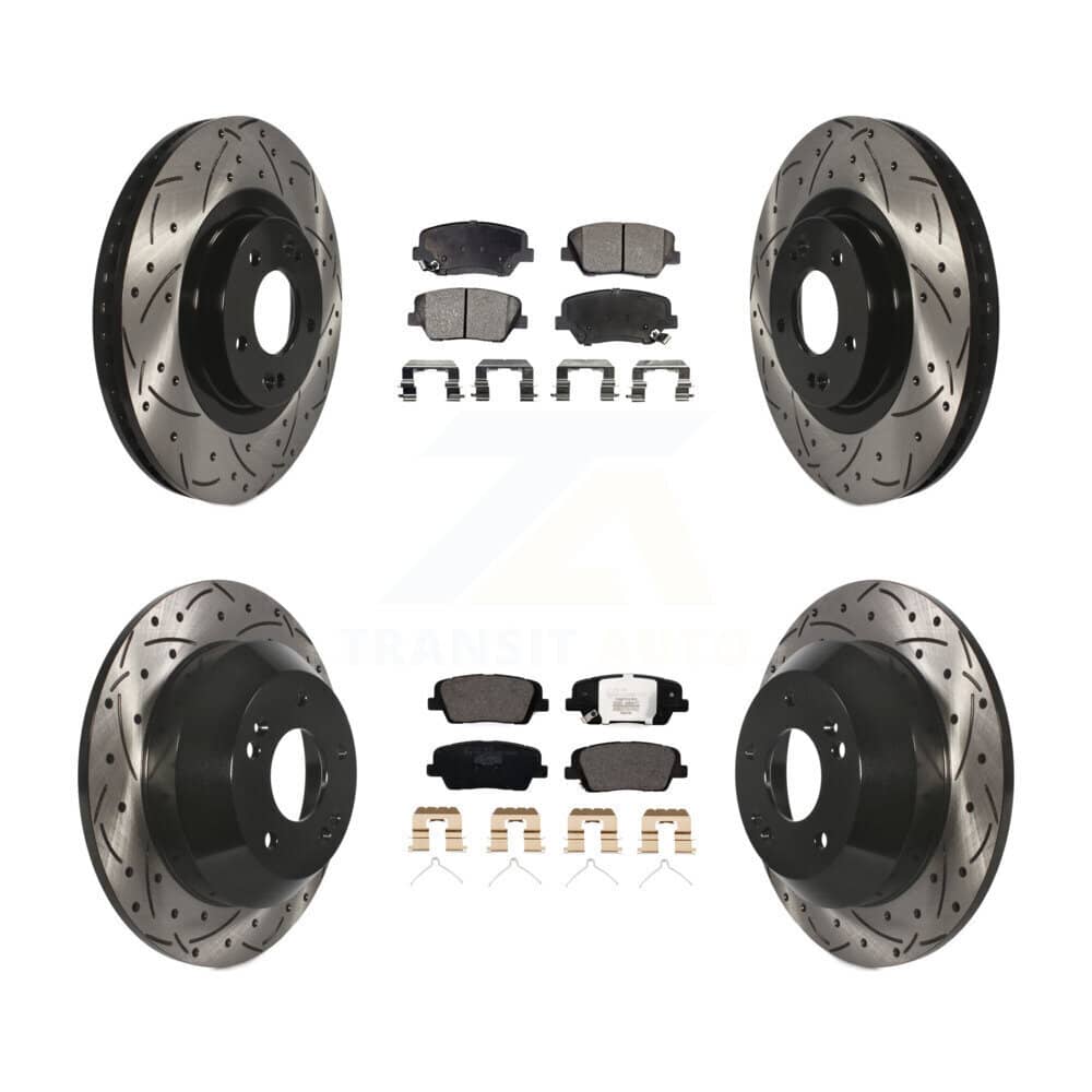 Transit Auto - KDT-100625 - Front and Rear Disc Brake Kits