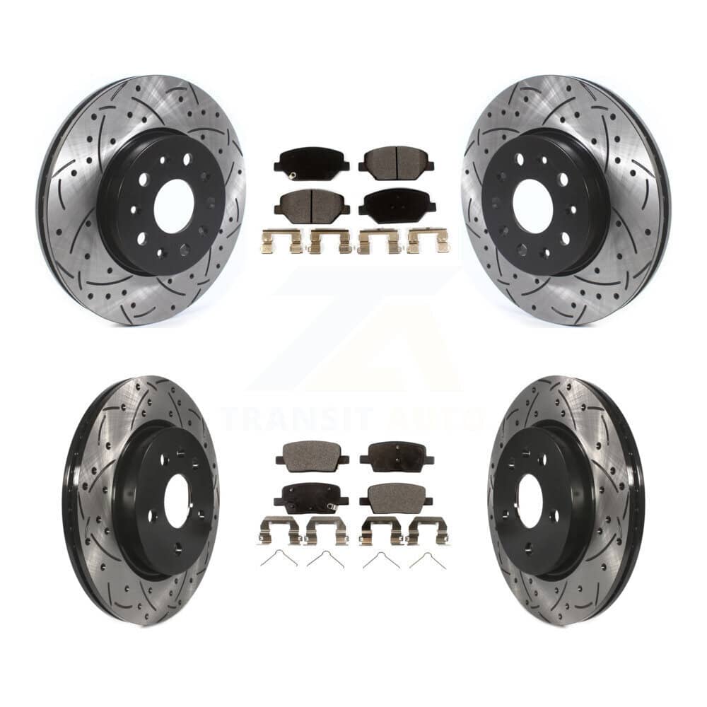 Transit Auto - KDT-100666 - Front and Rear Disc Brake Kits