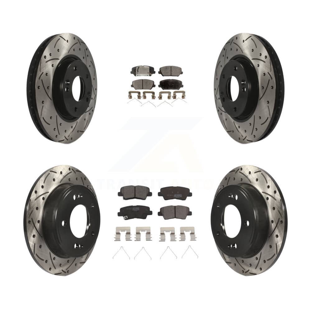 Transit Auto - KDT-100670 - Front and Rear Disc Brake Kits