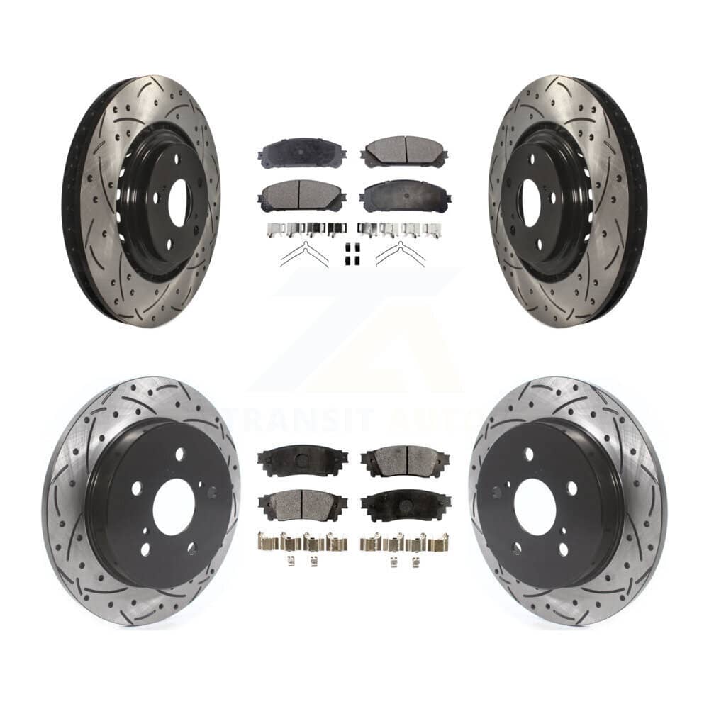 Transit Auto - KDT-100672 - Front and Rear Disc Brake Kits