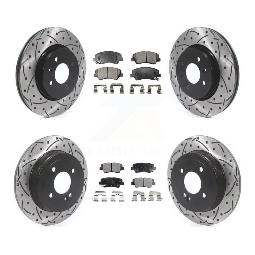 Transit Auto - KDT-100675 - Front and Rear Disc Brake Kits