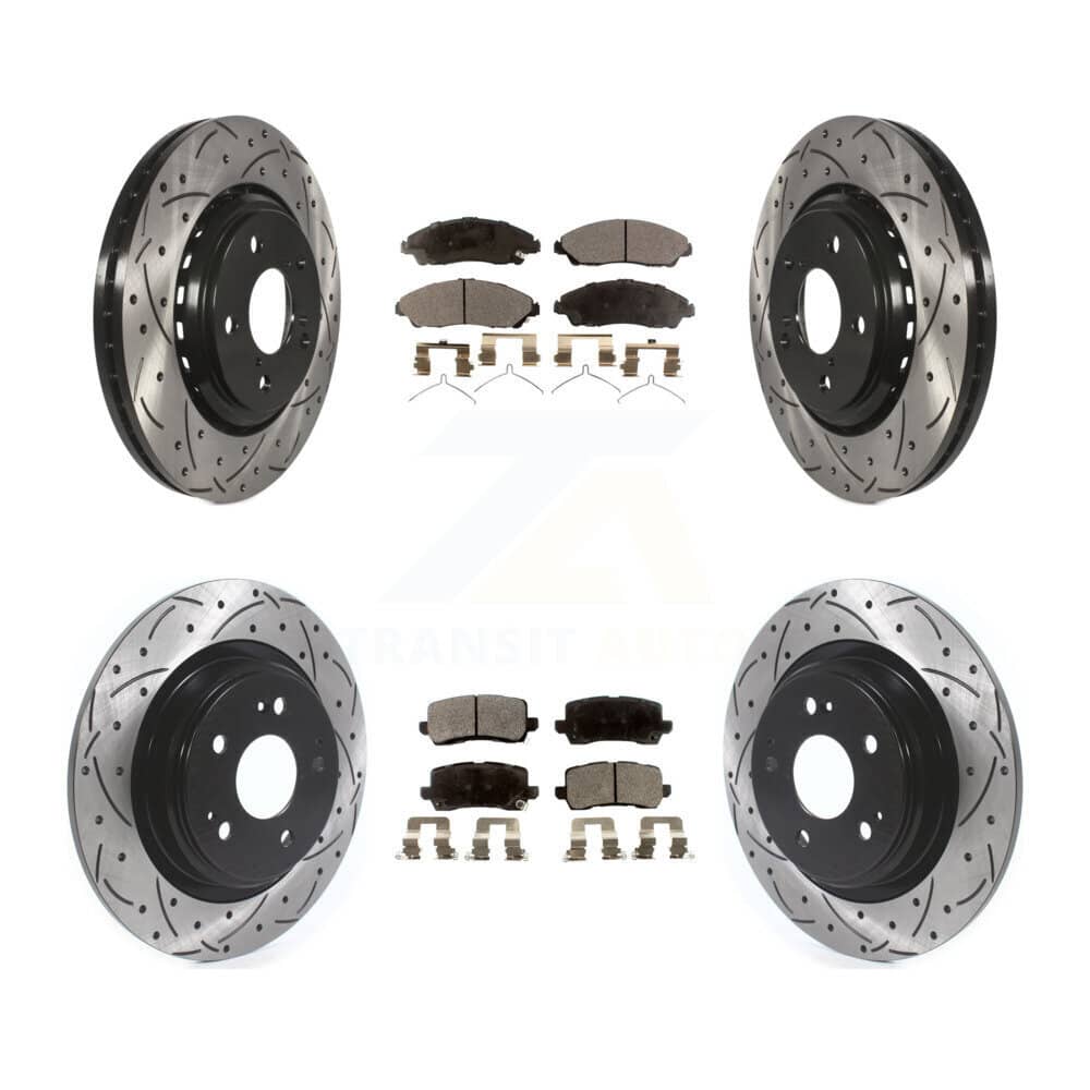 Transit Auto - KDT-100677 - Front and Rear Disc Brake Kits