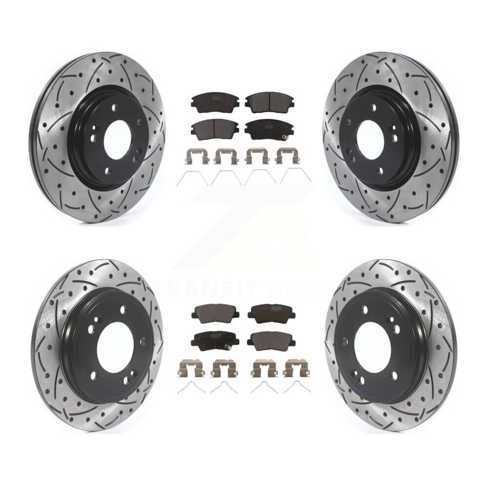 Transit Auto - KDT-100684 - Front and Rear Disc Brake Kits