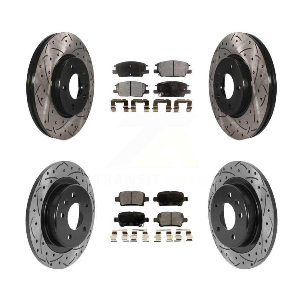 Transit Auto - KDT-100811 - Front and Rear Disc Brake Kits