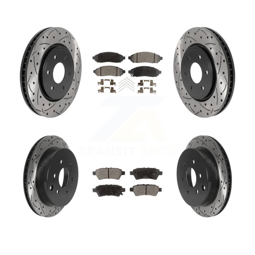 Transit Auto - KDT-100841 - Front and Rear Disc Brake Kits
