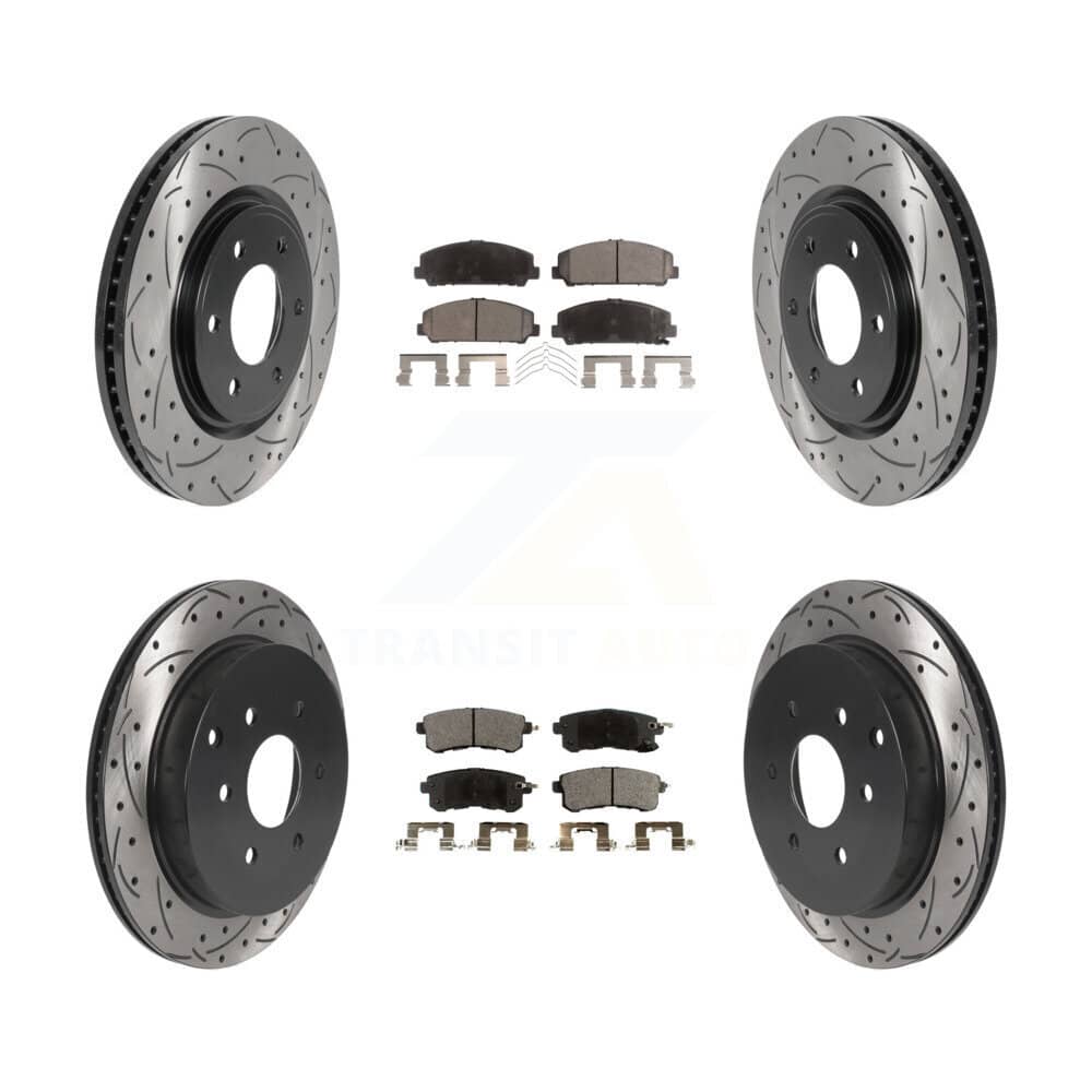 Transit Auto - KDT-100853 - Front and Rear Disc Brake Kits