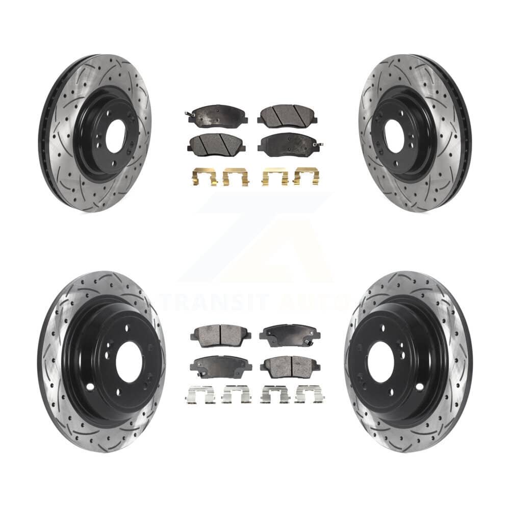 Transit Auto - KDT-100857 - Front and Rear Disc Brake Kits