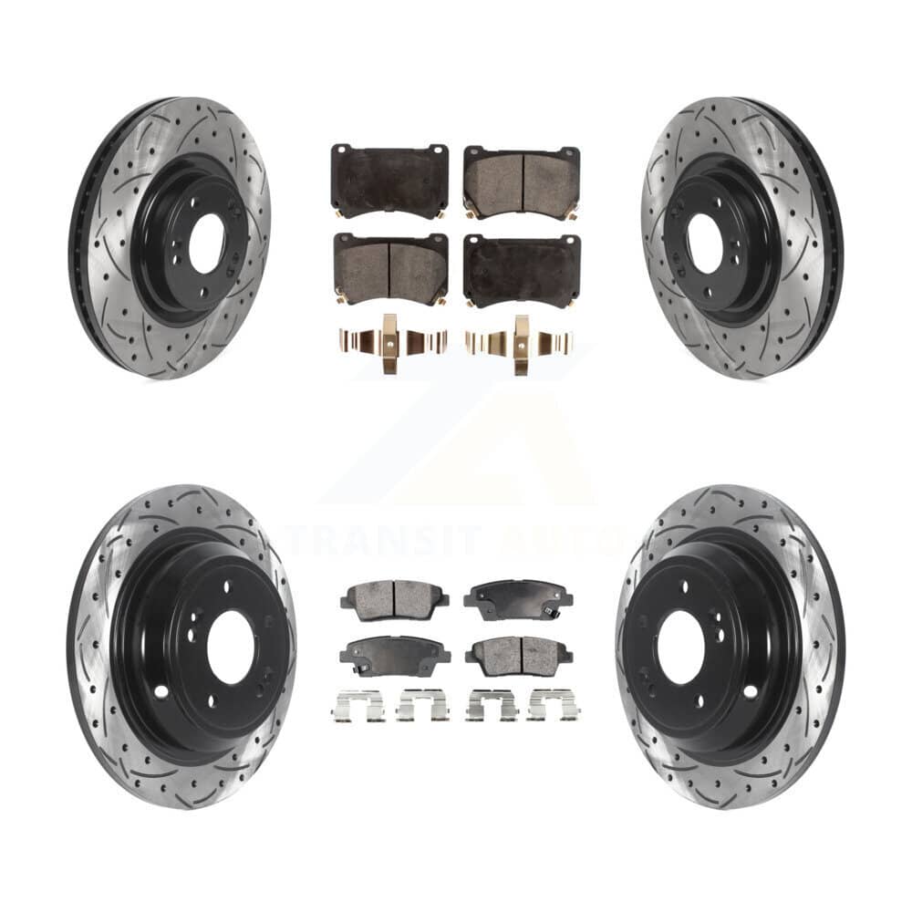 Transit Auto - KDT-100859 - Front and Rear Disc Brake Kits